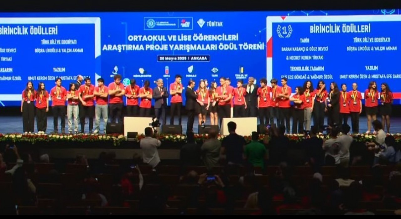 Dumlupınar BİLSEMden TÜBİTAKta 3 Türkiye birinciliği