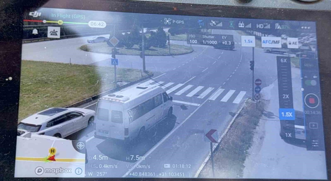 Düzcede 26sı alkolden 176 araç trafikten men edildi