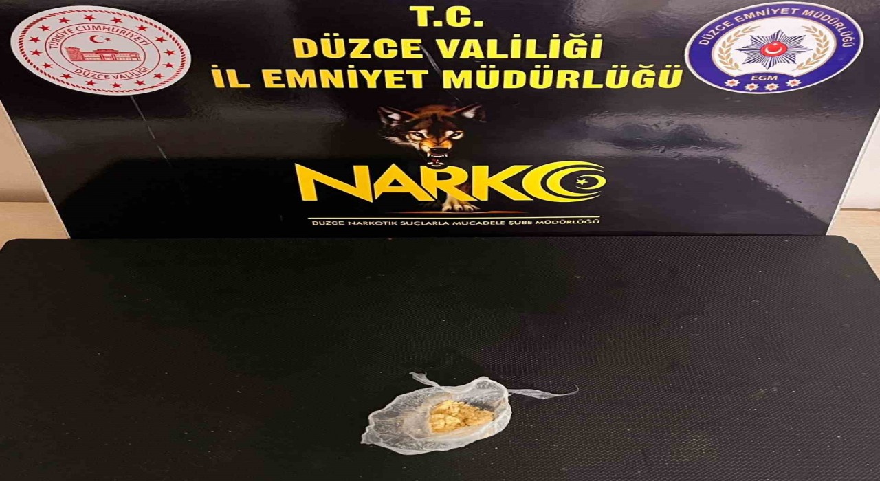 Düzcede uyuşturucu hammaddesi ele geçirildi