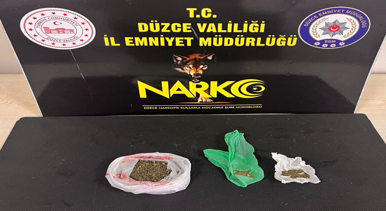 Düzcede uyuşturucu ile mücadele sürüyor