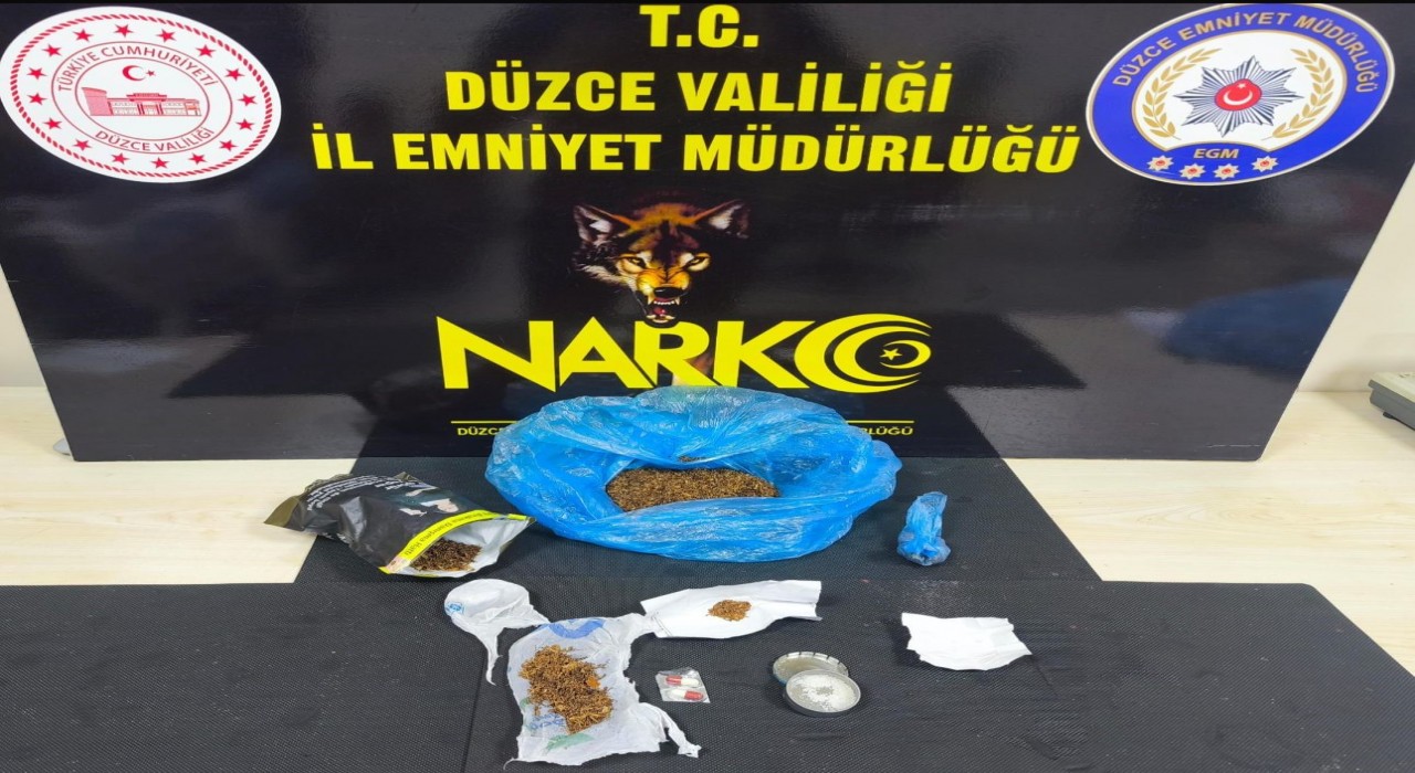Düzcede uyuşturucu satıcısı 4 kişi tutuklandı