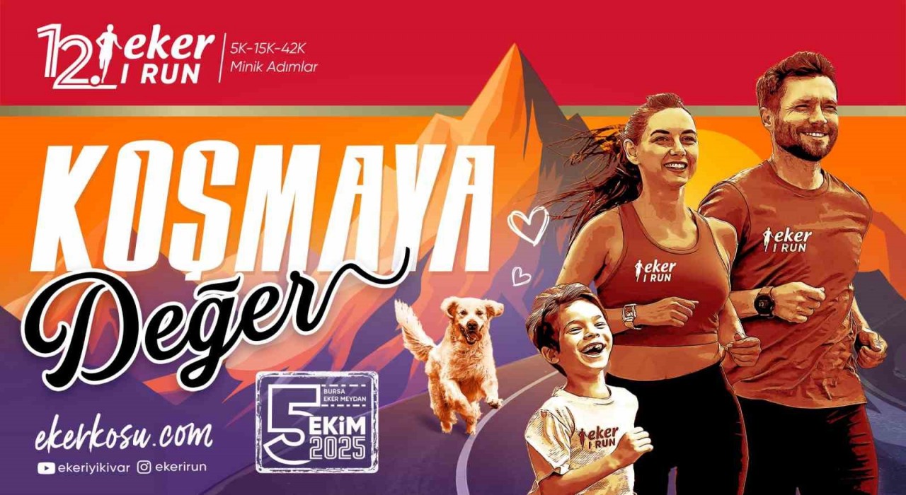 Eker I Run bu yıl Koşmaya Değer mottosuyla gerçekleştirilecek