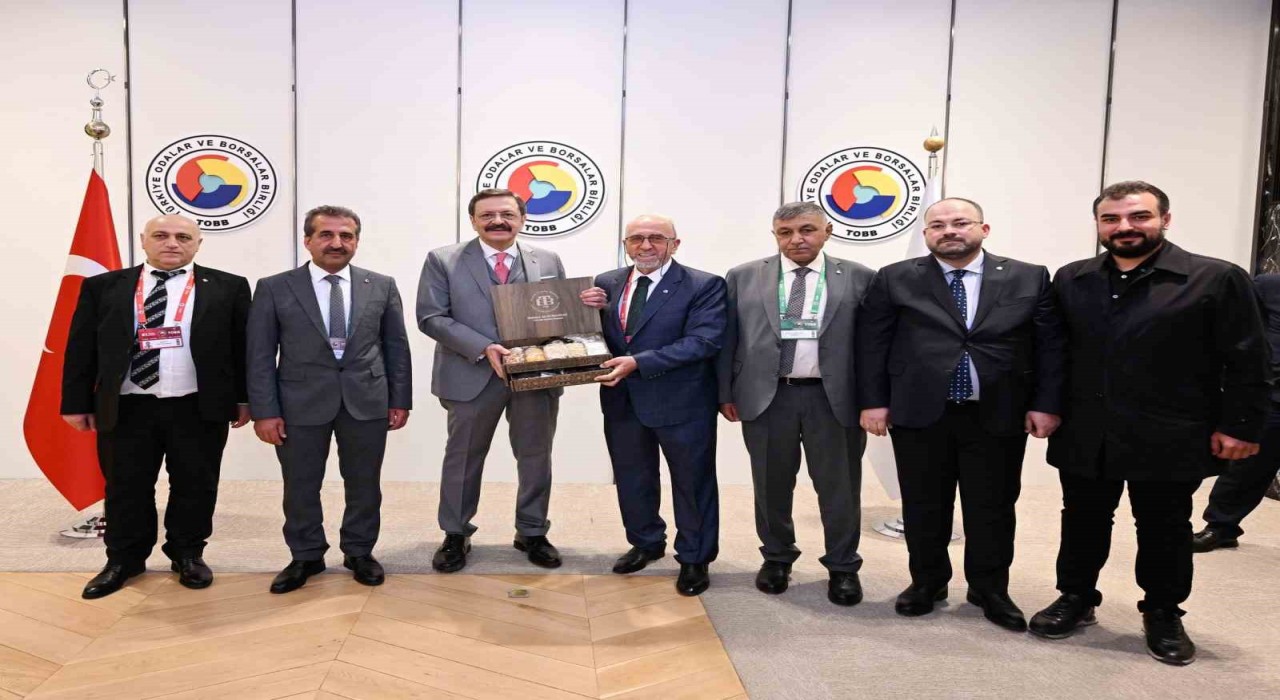 Elazığ Ticaret Borsası yönetimi, TOBB 81inci Genel Kuruluna katıldı