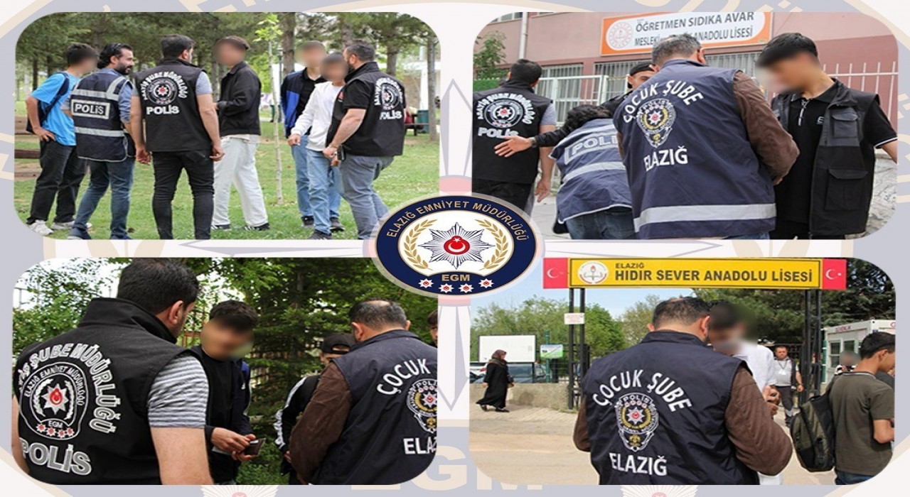 Elazığda 223 okul önü denetlendi