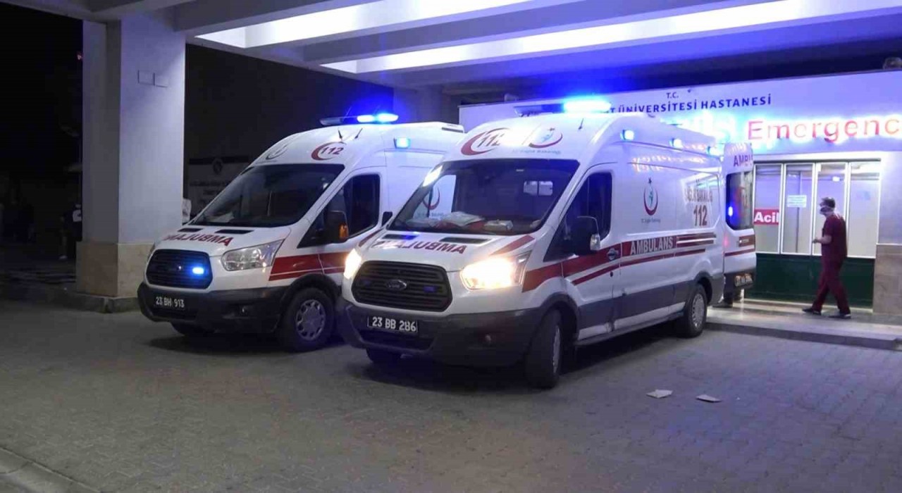 Elazığda otomobil uçurumdan yuvarlandı: 1 ölü, 2 yaralı