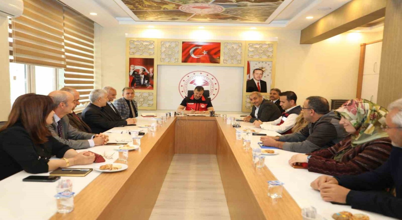 Elazığda zirai don değerlendirme toplantısı yapıldı