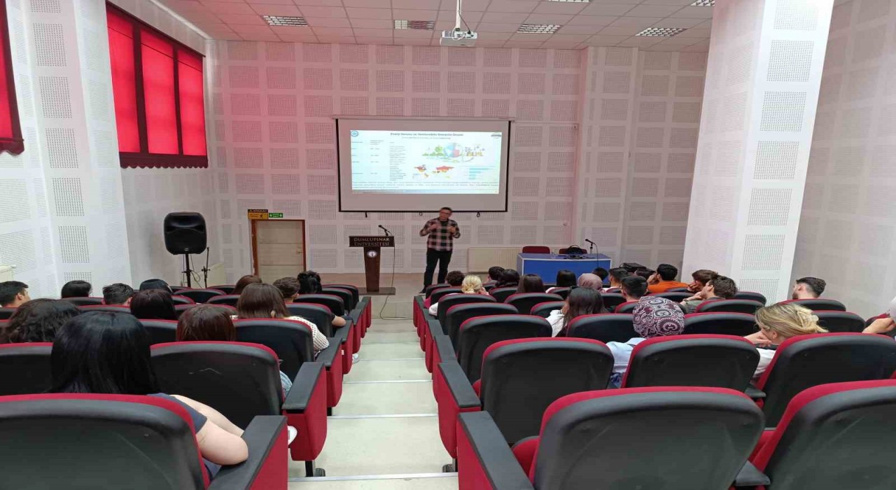 Emet MYOda Perovskit Fotovoltaikler konulu seminer düzenlendi