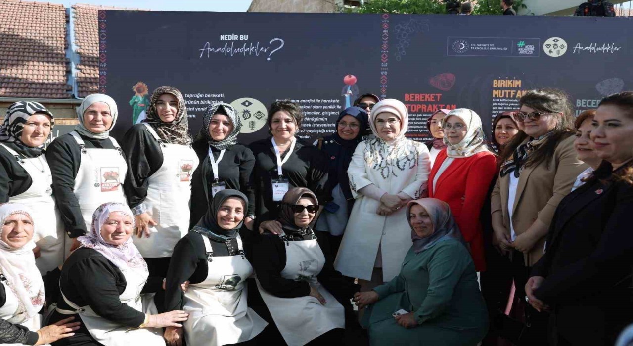 Emine Erdoğan Anadoludakiler Kapadokya Pazarı açılış programında konuştu