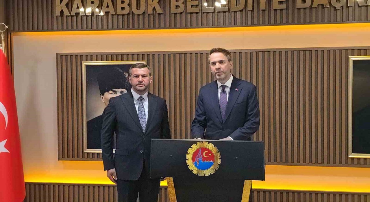 Enerji ve Tabii Kaynaklar Bakanı Alparslan Bayraktardan Karabük Belediyesine ziyaret