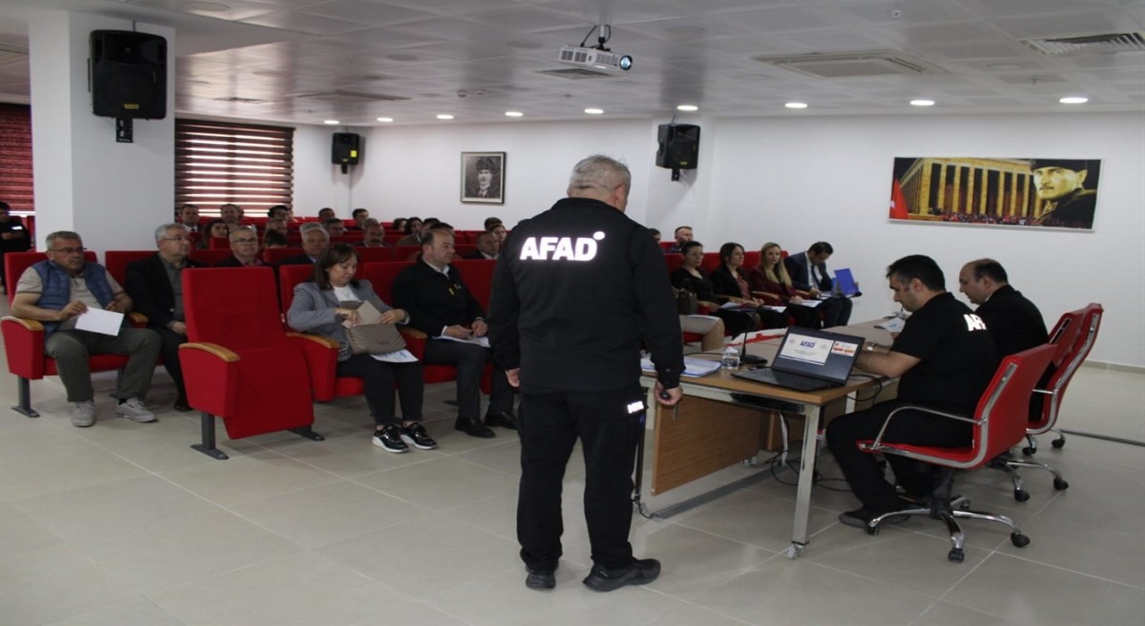 Ergenede Afet Müdahale Planı Toplantısı gerçekleştirildi