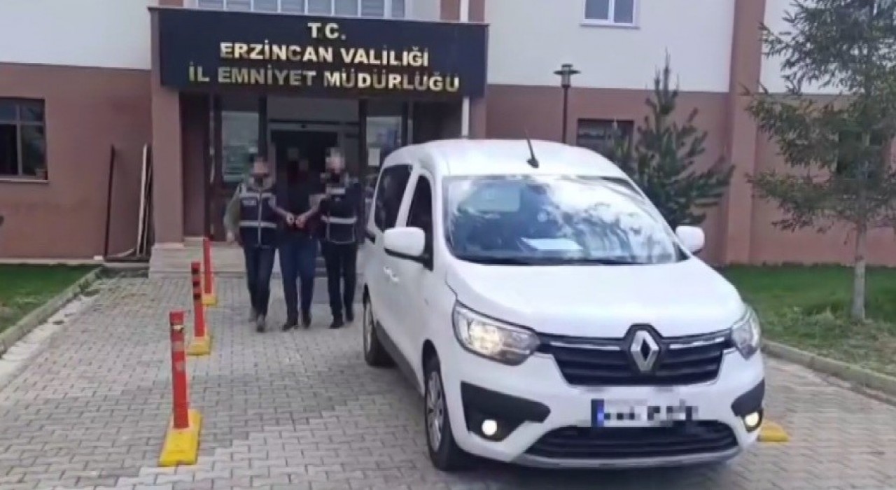 Erzincanda 31 yıl 1 ay 29 gün kesinleşmiş hapis cezası bulunan 1 kişi yakalandı