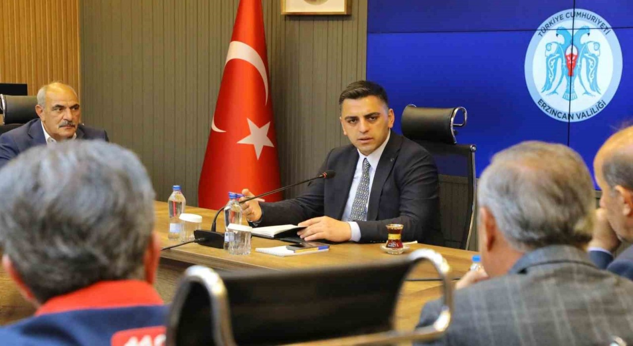 Erzincanda Afetlere Müdahale Koordinasyon Toplantısı düzenlendi