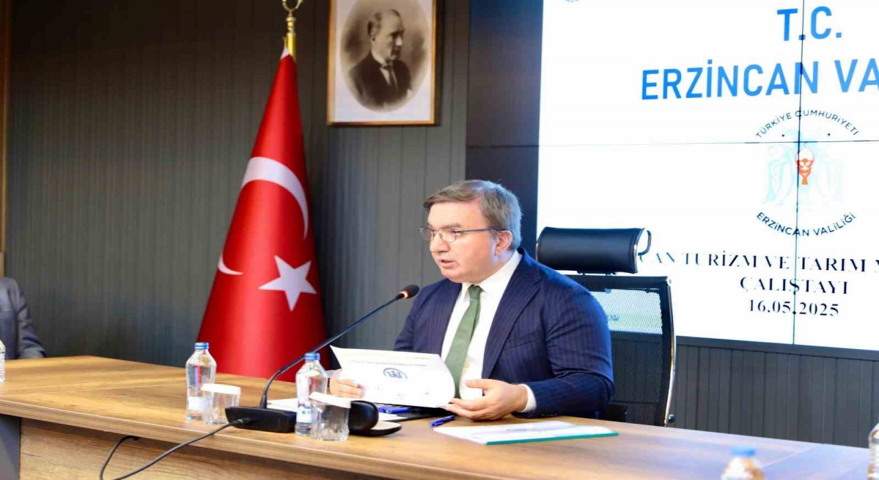 Erzincanda Turizm ve Tarım Master Planı Çalıştayı düzenlendi