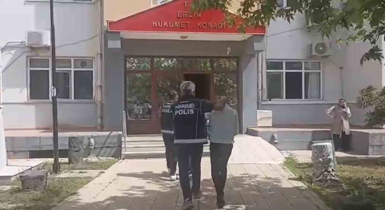 Erzinde uyuşturucu operasyonu; 2 tutuklama