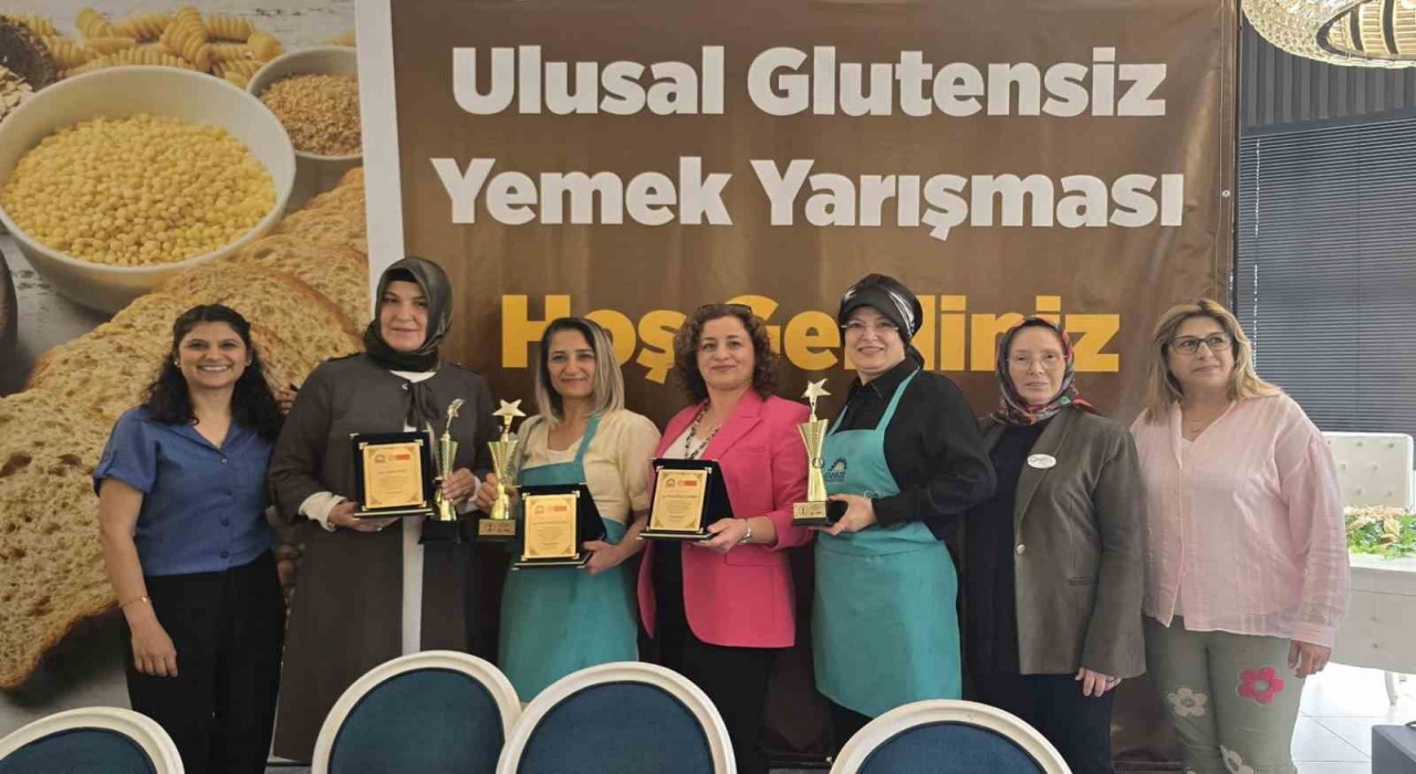 Erzurum Çölyak Derneğine Glutensiz yemek yarışmasında üçüncülük ödülü