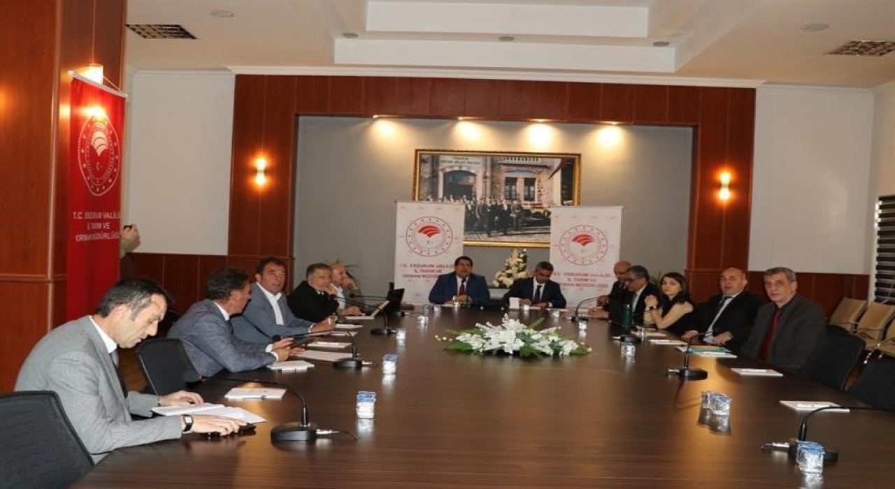 Erzurumda Üretim Planlaması İl Teknik Komitesi toplandı
