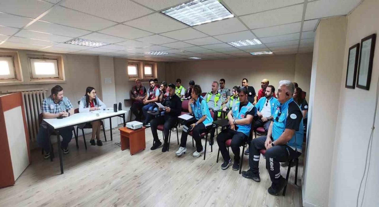 Eskişehirde Hastane Afet Planı kapsamında afet tatbikatı gerçekleştirildi