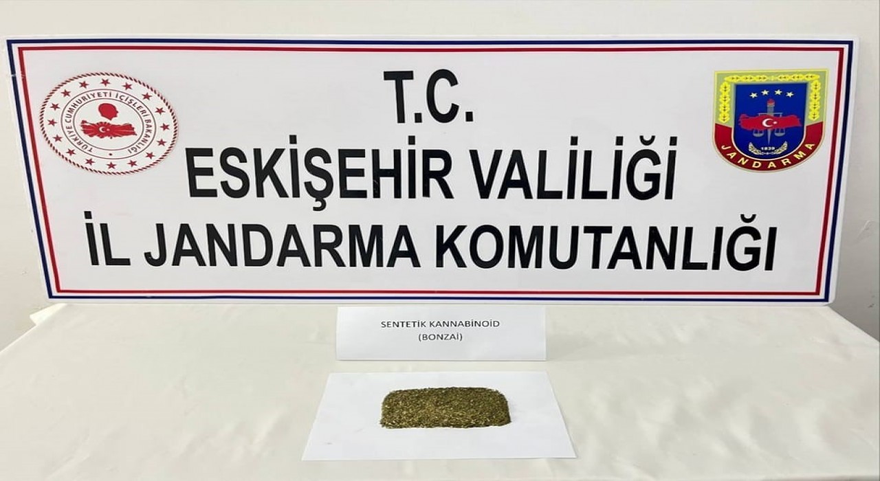 Eskişehirde ilçeye uyuşturucu taşıyan 2 şüpheli yakalandı