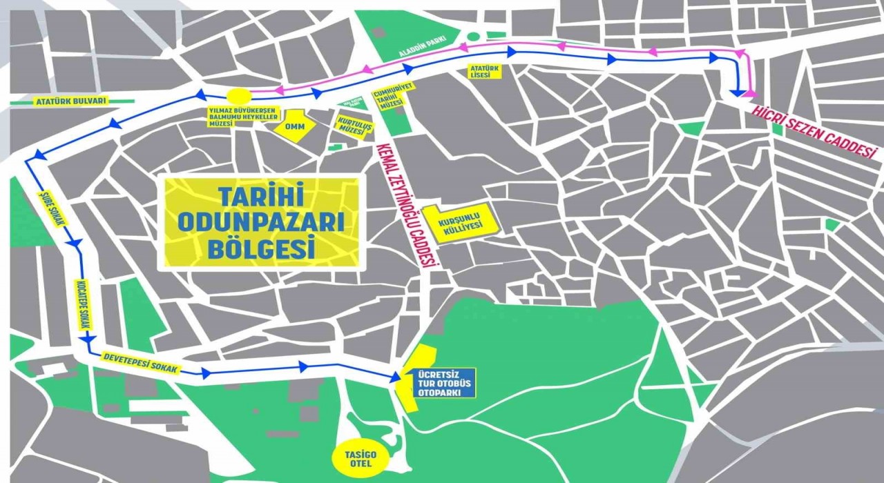 Eskişehirde tur otobüslerine yeni park ve indirme-bindirme düzenlemesi