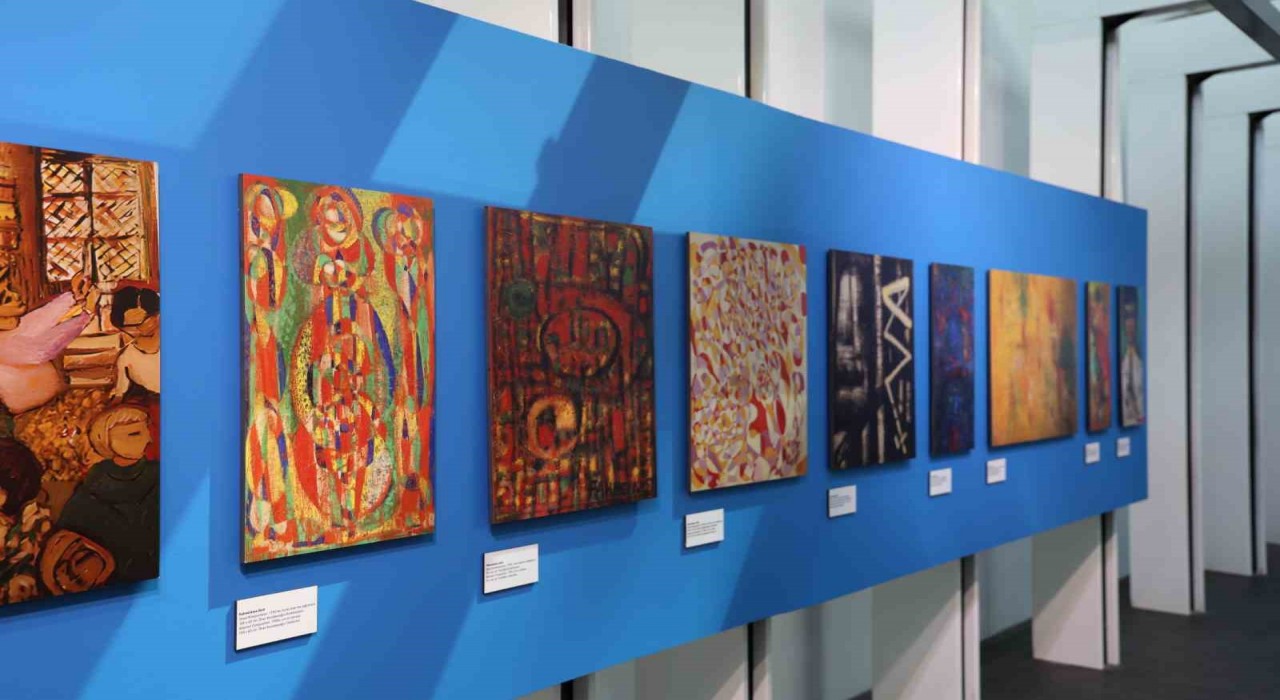 Fahrelnissa Zeidin özel eseri İstanbul Havalimanında sergilendi