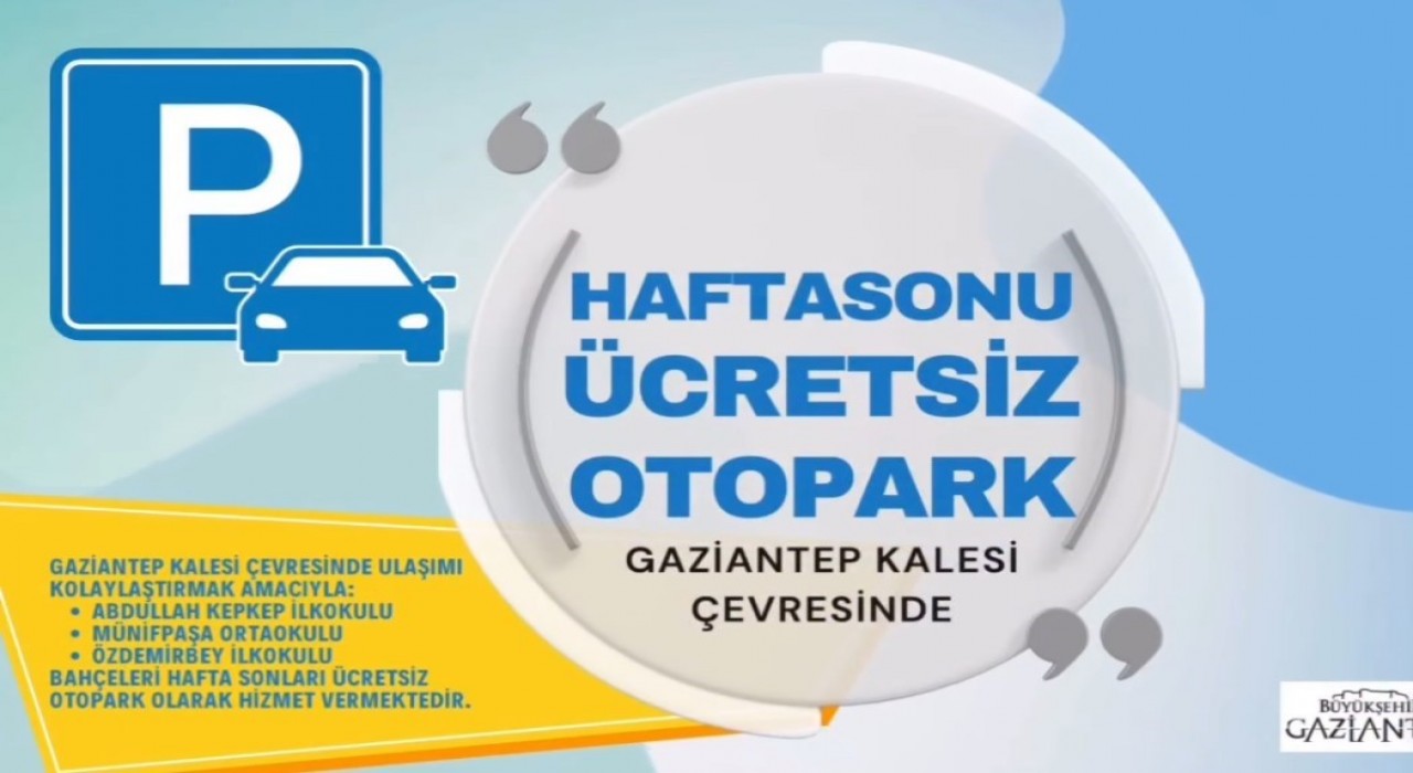 Gaziantep Büyükşehirden tarihi bölgede otopark sorununa pratik çözüm