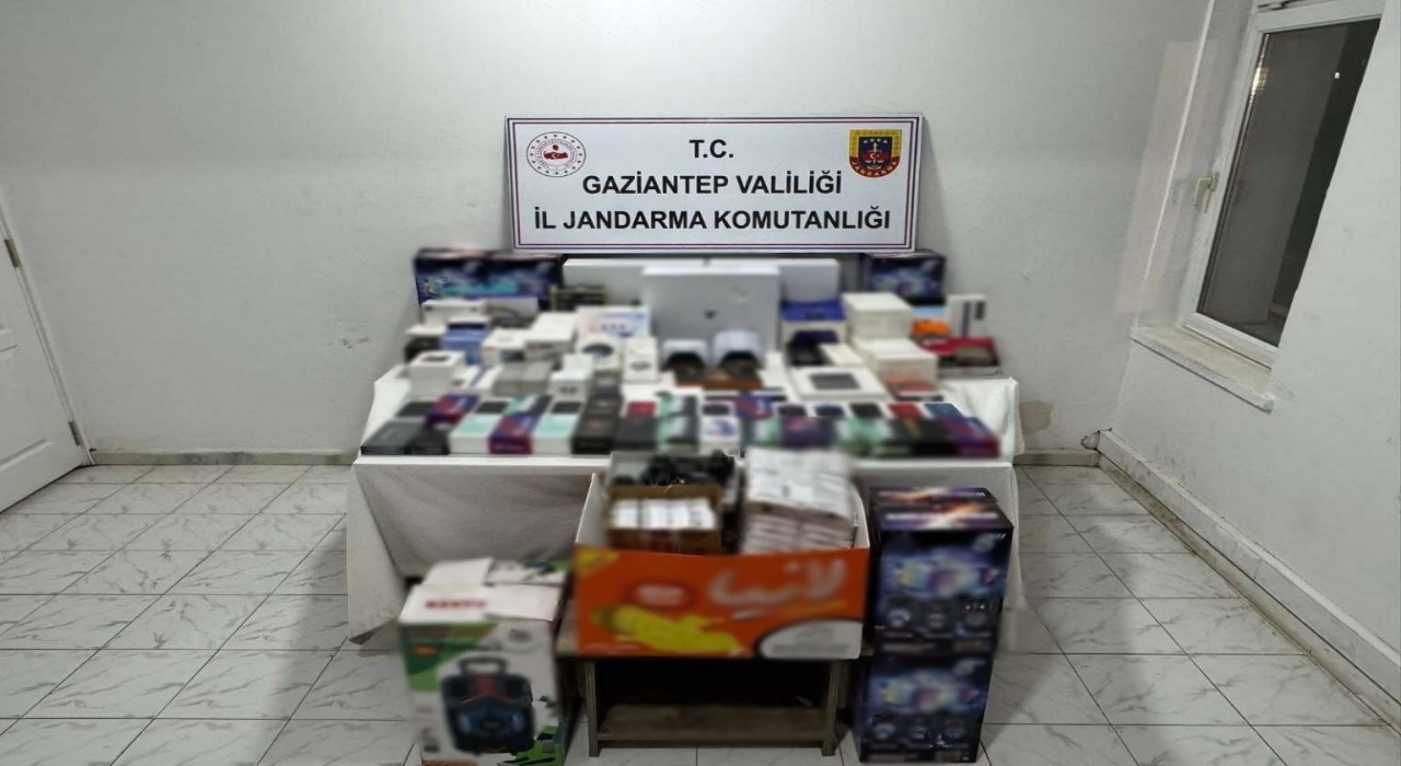 Gaziantepte 2 milyon TL değerinde kaçak elektronik eşya ele geçirildi