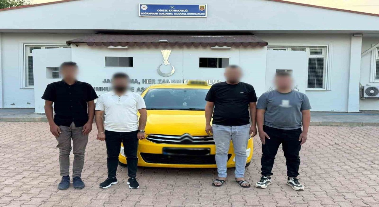 Gaziantepte 5 düzensiz göçmen ile 5 organizatör yakalandı