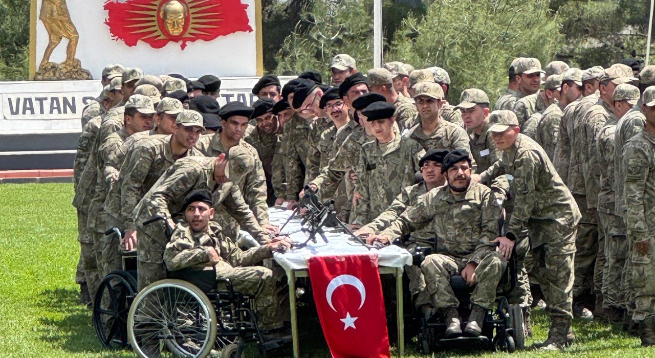 Gaziantep’te Engelli Bireyler Temsili Askerlik Töreni ile Gurur Yaşadı