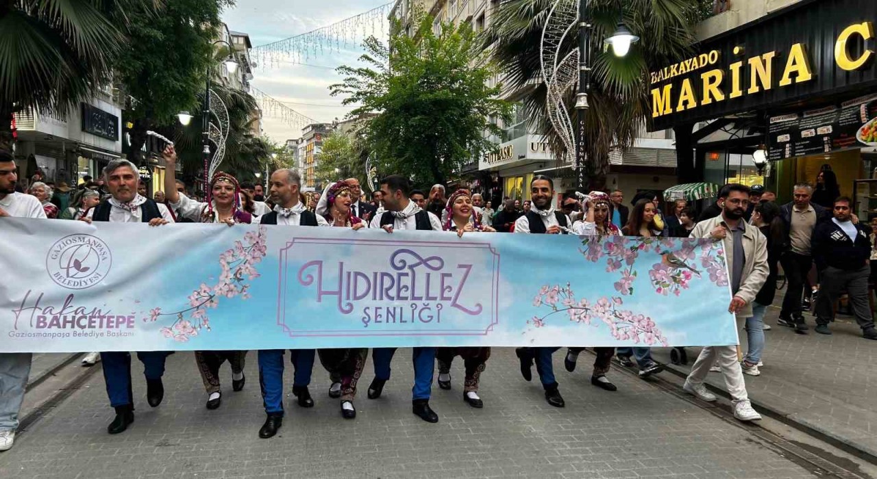 Gaziosmanpaşada Hıdırellez şenliği renkli görüntülere sahne oldu