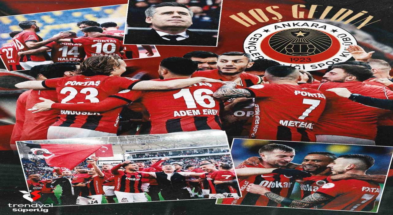 Gençlerbirliğine Süper Lig resmi hesabından hoş geldiniz paylaşımı