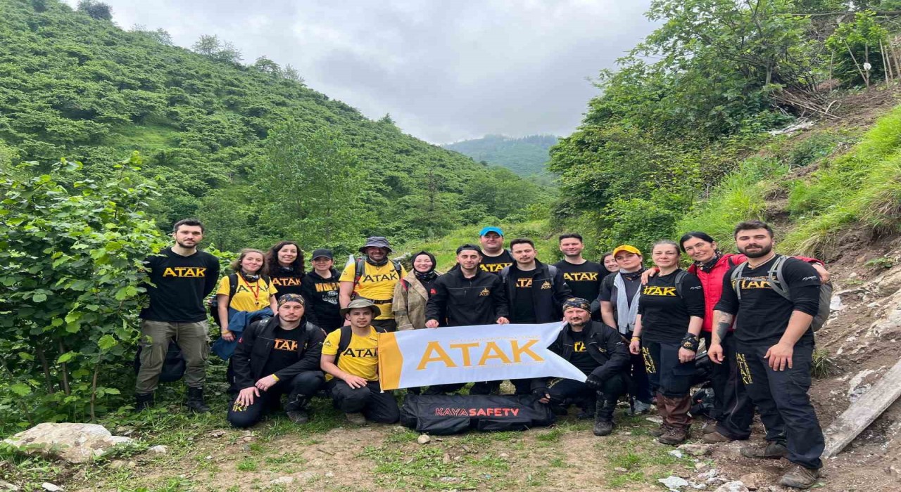 Giresunda ATAKtan doğada sınırları zorlayan arama kurtarma eğitimi