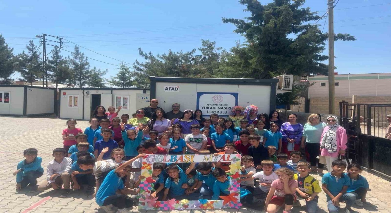 Gölbaşı MTAL öğrencilerinden deprem bölgesindeki çocuklara moral etkinlikleri