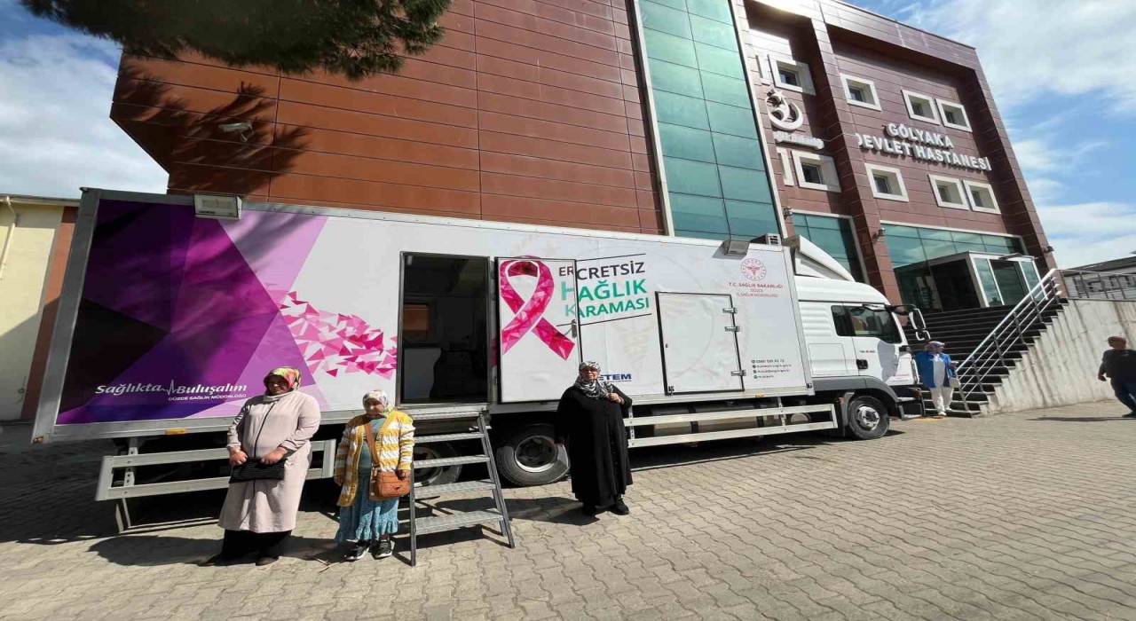Gölyakada kanser taraması yapılıyor