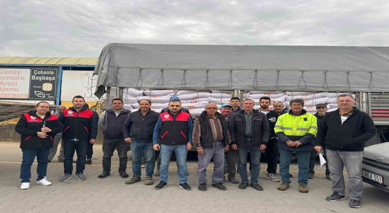 Gönende çeltik üreticilerine hibe destekli tohum dağıtımı yapıldı