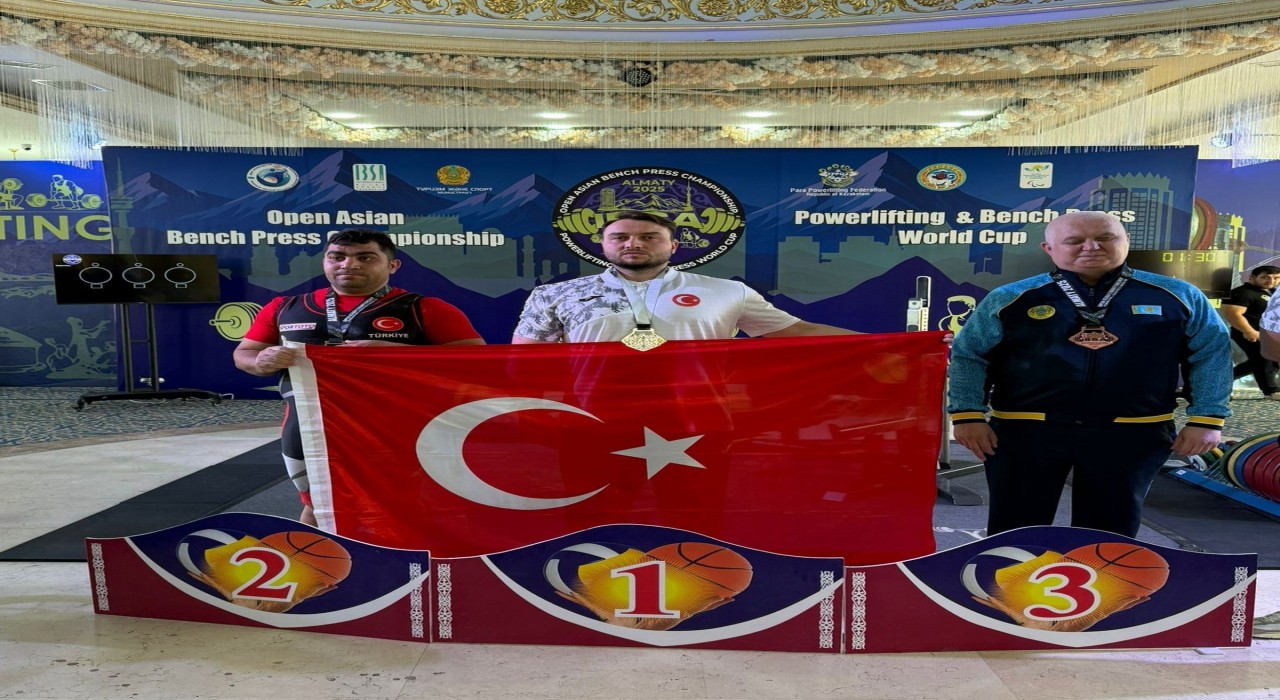 Görme Engelliler Dünya Kupasında 165 kiloyla şampiyon oldu