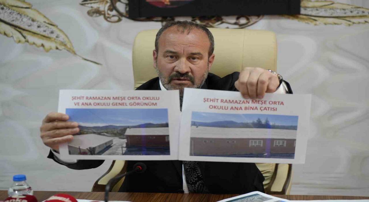 Gümüşhanede belde belediye başkanından Aşkale Çimento Fabrikasına tepki