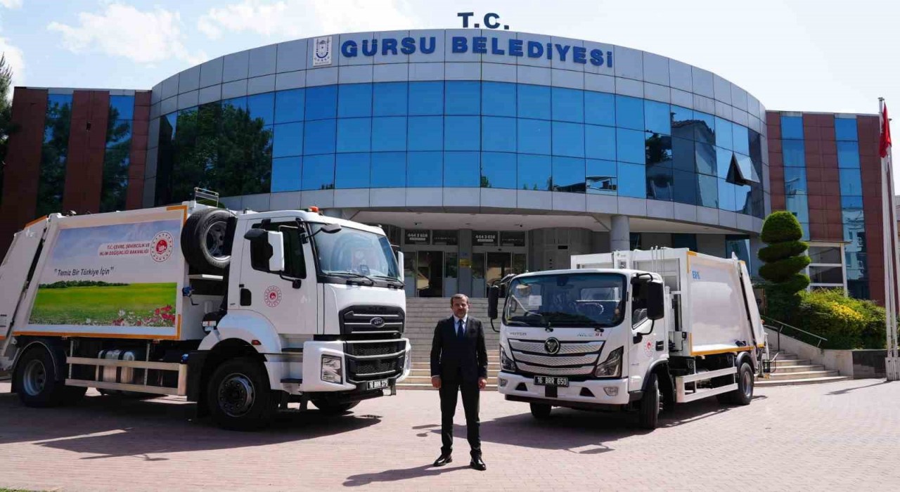 Gürsuya Çevre Bakanlığından Hibe Araç Desteği