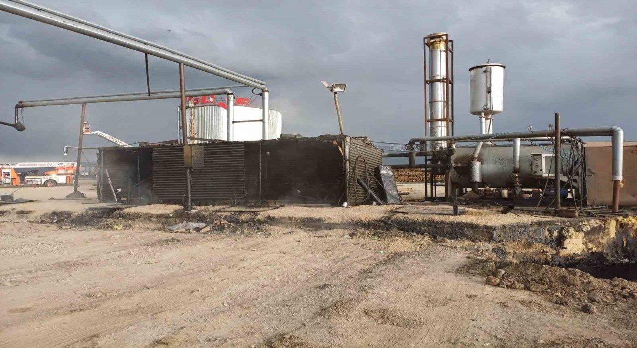 Güven asfalt tesislerinde patlama: 1 ölü, 1 yaralı