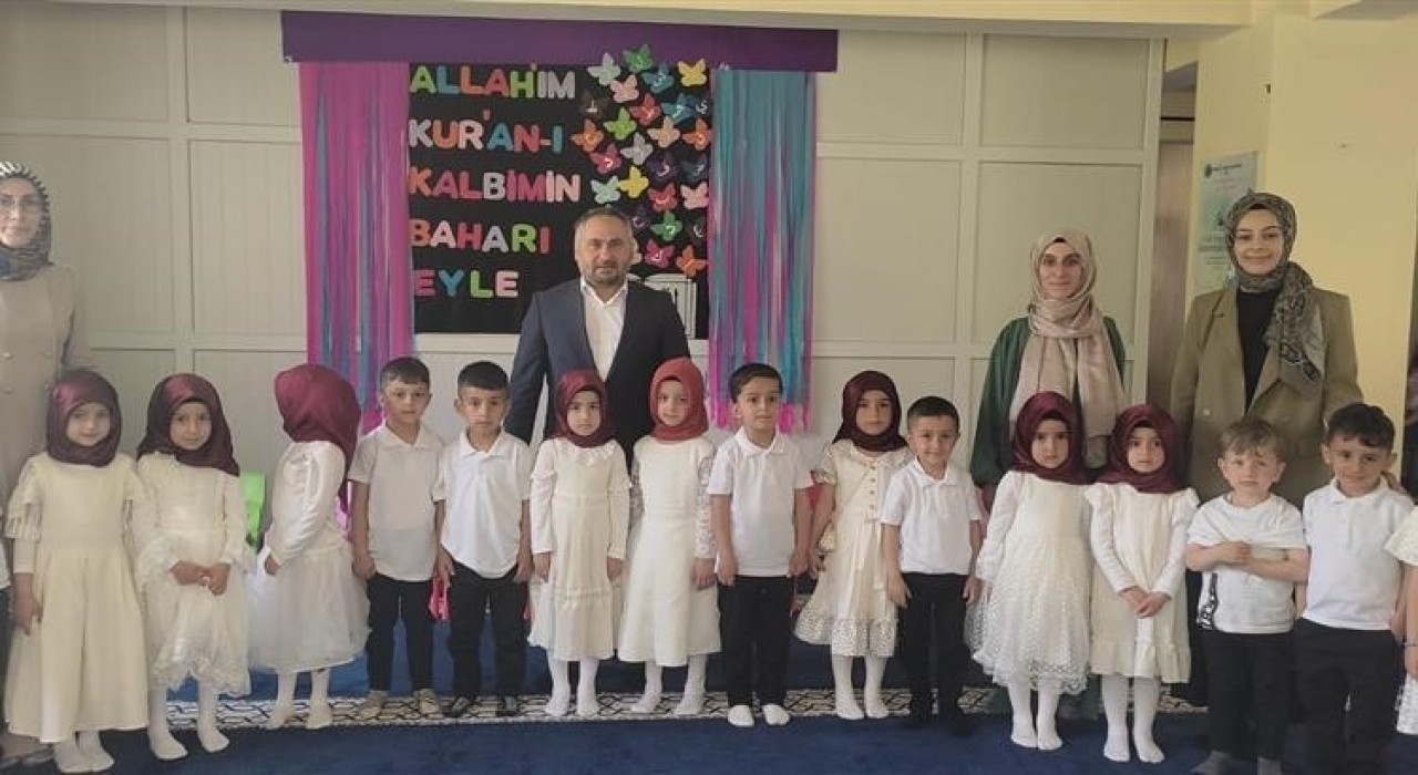 Hakkaride 4-6 yaş Kuran kurslarında yılsonu coşkusu