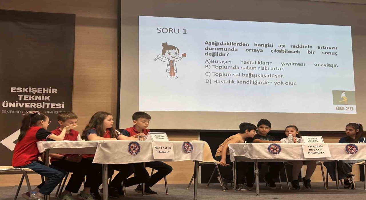 Halk Sağlığı Bilgi Yarışması Finalinde minikler hem yarıştı, hem de öğrendi