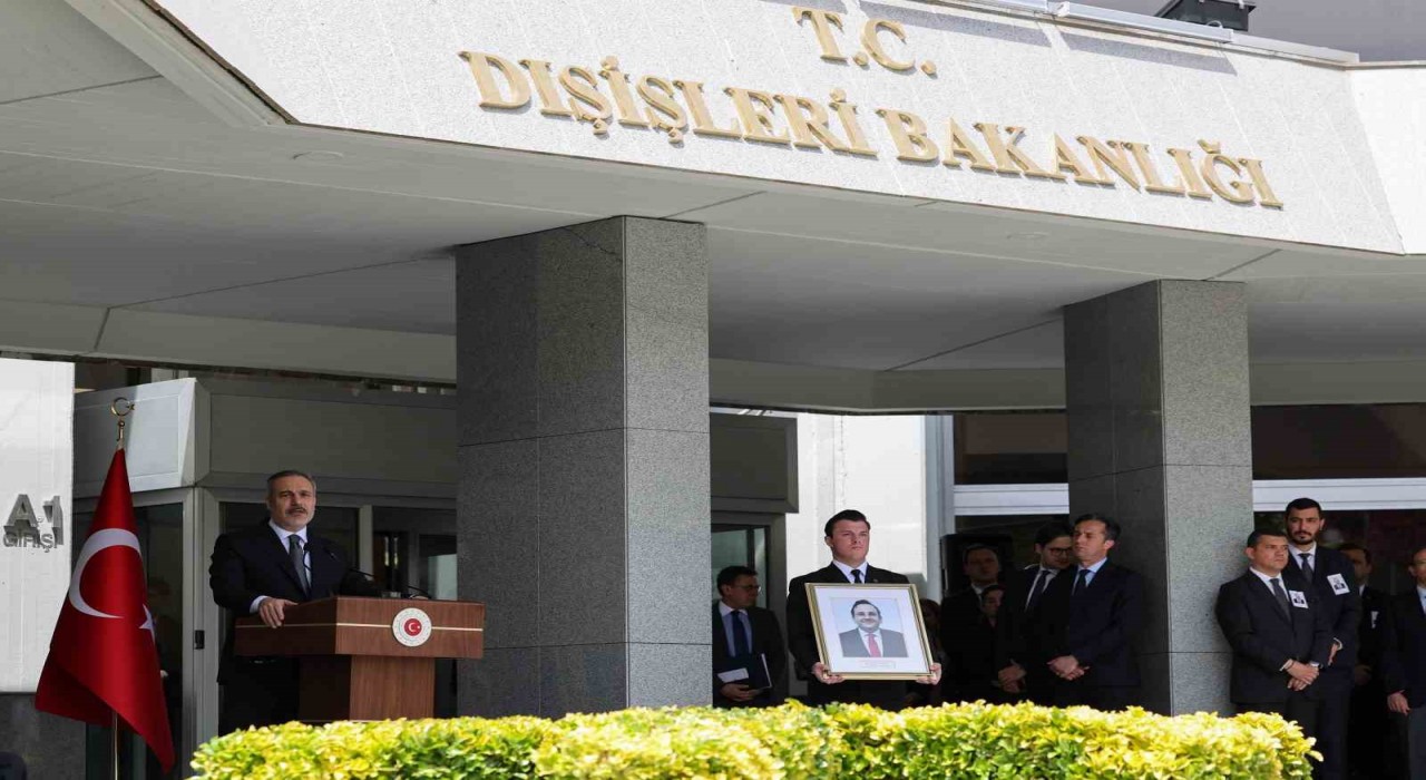 Hayatını kaybeden Büyükelçi Şen için Dışişleri Bakanlığında tören düzenlendi
