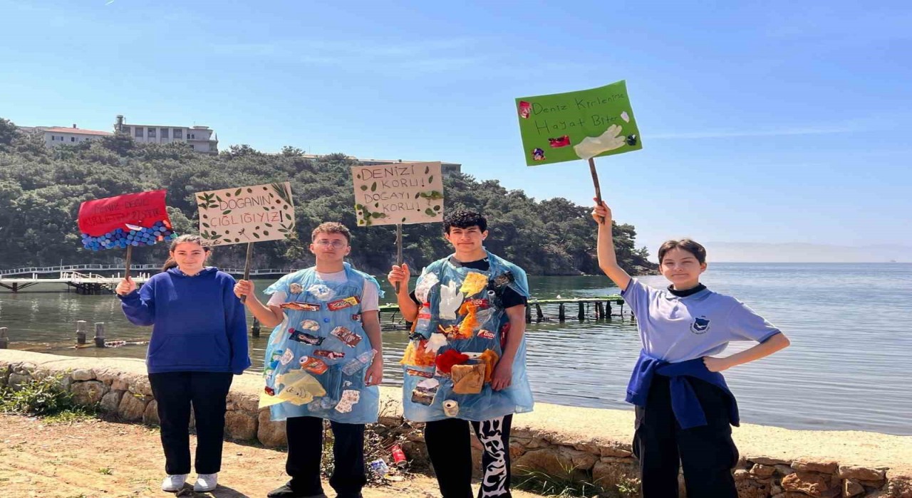 Heybeliada öğrencilerinden çevre koruma çağrısı