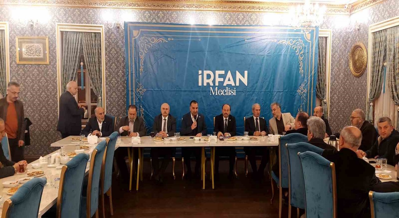 İrfan Meclisinin konuğu ETÜ Rektörü Prof. Dr. Bülent Çakmak oldu