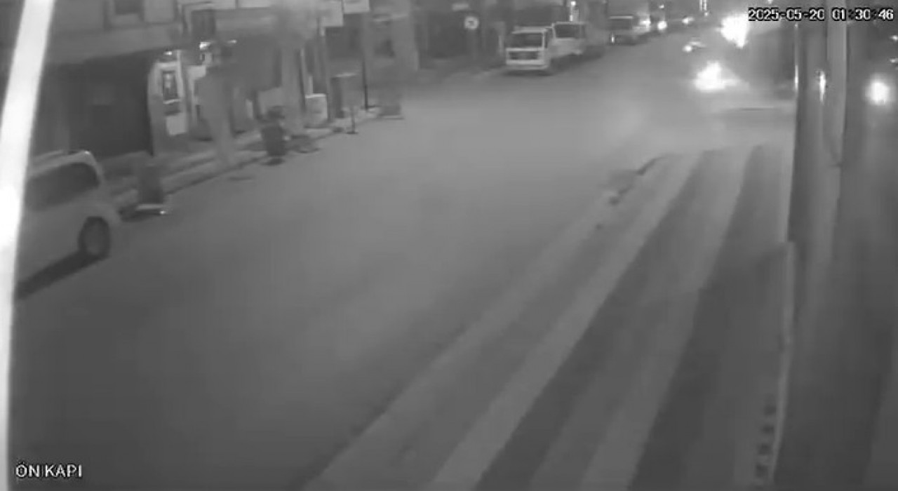 Ispartada çöp konteynerine çarpan motosiklet sürücüsü yaralandı