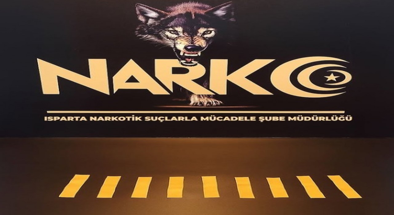 Ispartada uyuşturucu operasyonu: 1 gözaltı