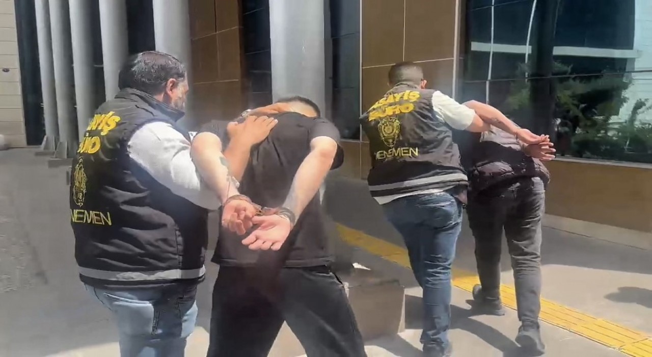 İzmirde dron ile uyuşturucu sevkiyatına suçüstü