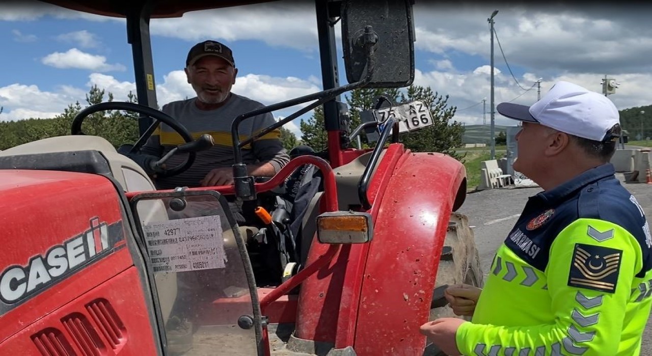 Jandarmadan Bir Kural Bir Ömür sloganıyla denetim