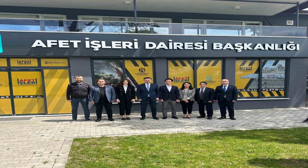 Japon heyetten Kocaeliye ziyaret: Afetlere hazırlık masaya yatırıldı