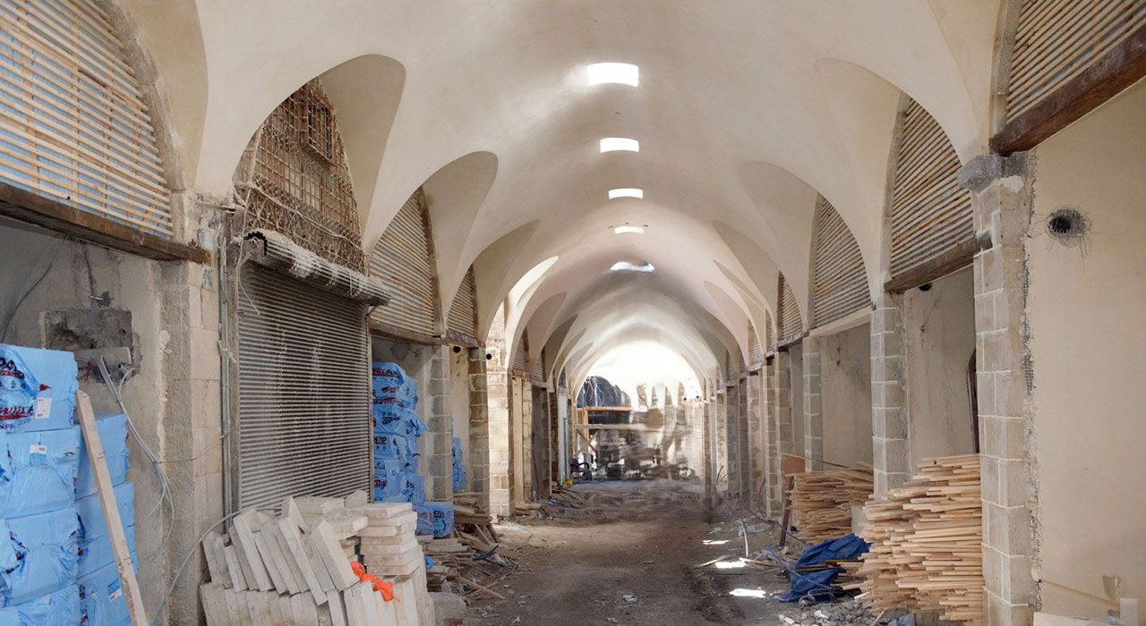 Kahramanmaraş Tarihi Kapalı Çarşı’da Restorasyon Hız Kesmeden Sürüyor