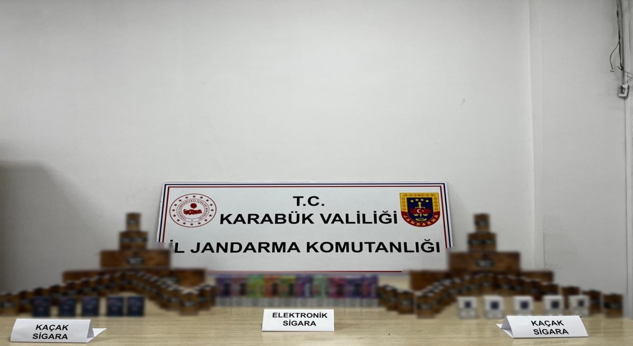 Karabükte kaçak sigara operasyonu